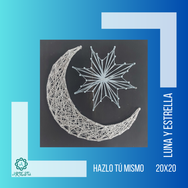 Luna y estrella,  Kit DIY - Imagen 2