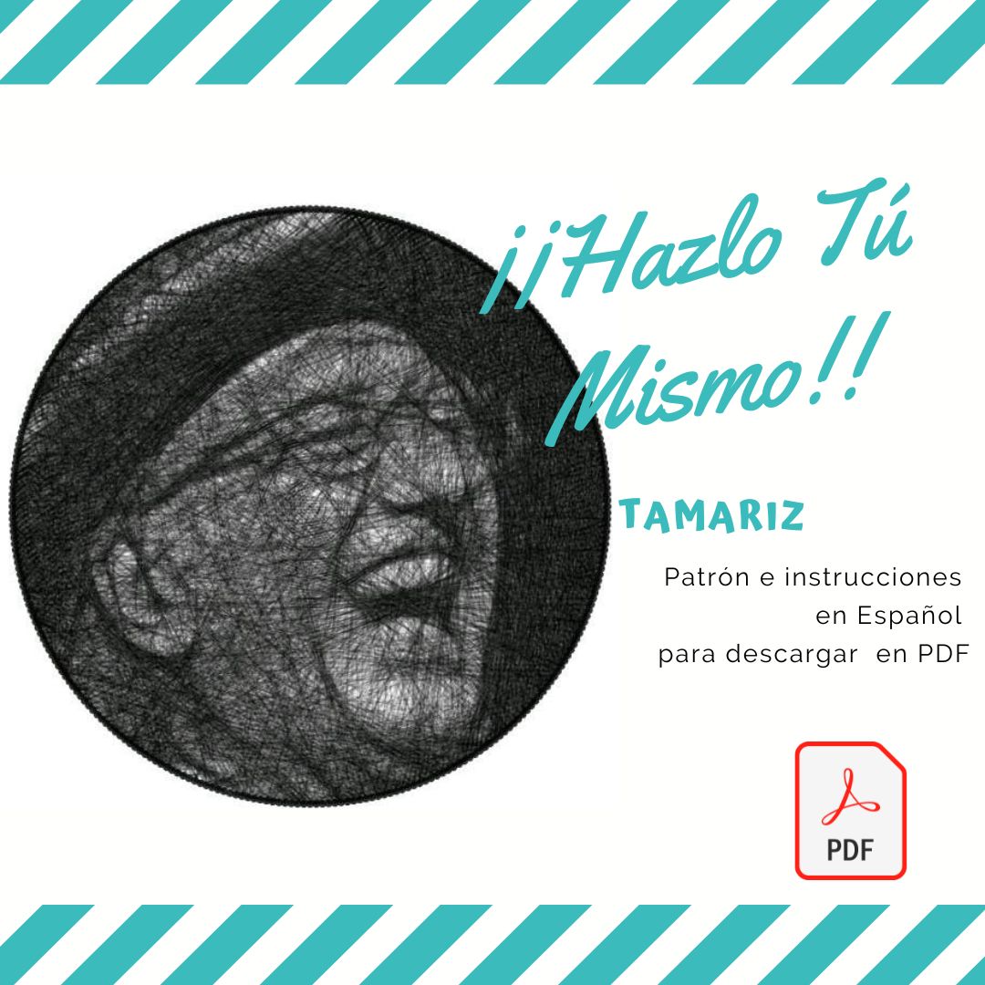 Tamariz Retrato Patrón con instrucciones