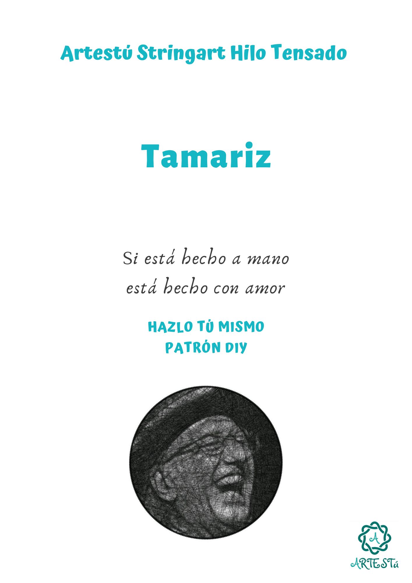 Tamariz Retrato Patrón con instrucciones - Imagen 2