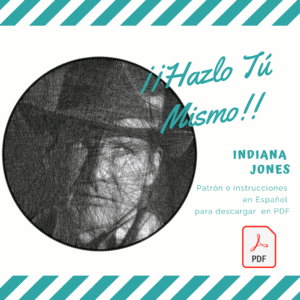Indiana Jones Retrato Patrón con instrucciones (copia)