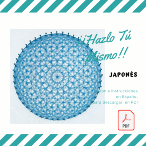 Japonés Patrón geométrico con instrucciones