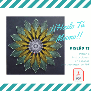 2 Diseño 13 Patrón geométrico con instrucciones