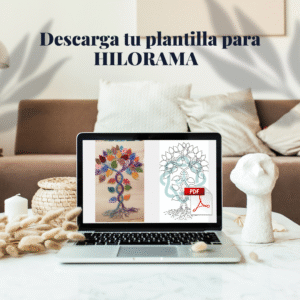 Plantilla Diseño Árbol de la vida ADN sin instrucciones