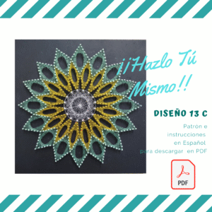 2 Diseño 13-c Patrón geométrico con instrucciones